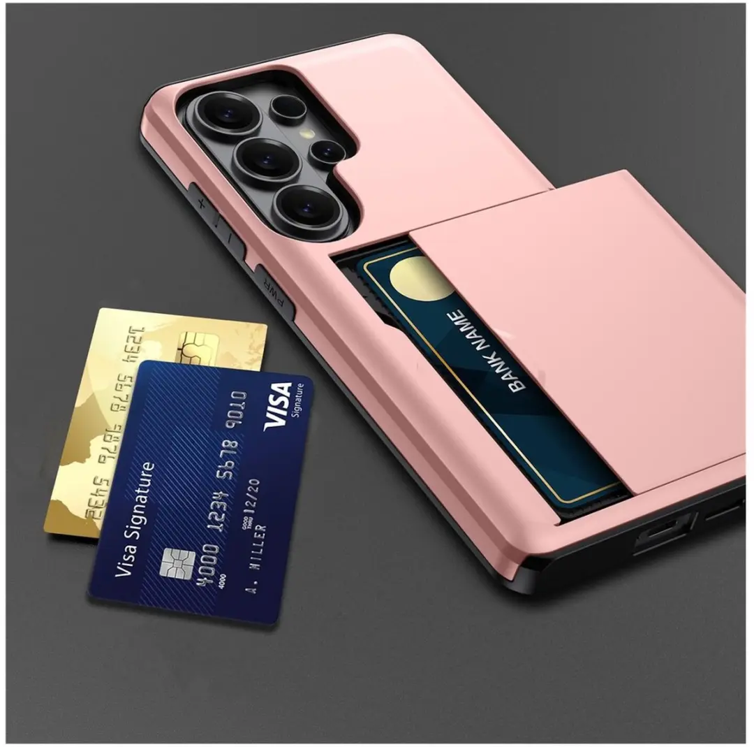 Selected Hoesje Samsung Galaxy S26 Ultra - Roze - 2 Pasjes