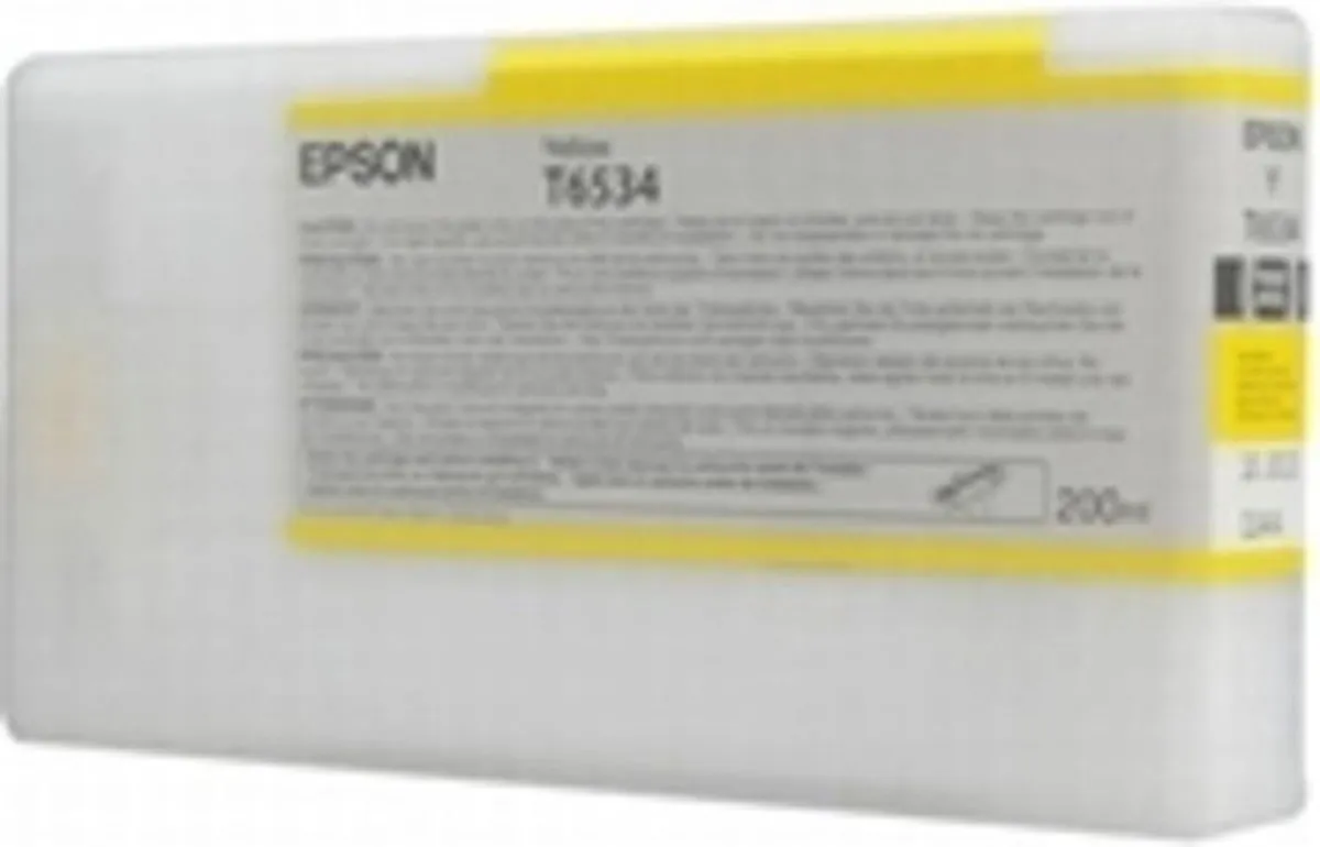 Epson T6534 C13T653400 Inktcartridge Geel - 200ml