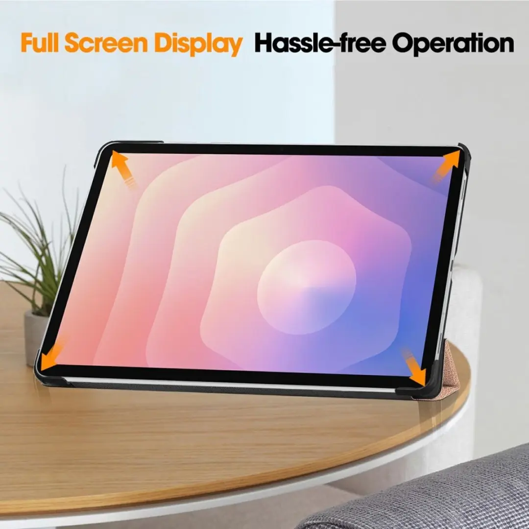 Selected by GSMpunt Samsung Galaxy Tab S11 Book Case - Roze Goud
