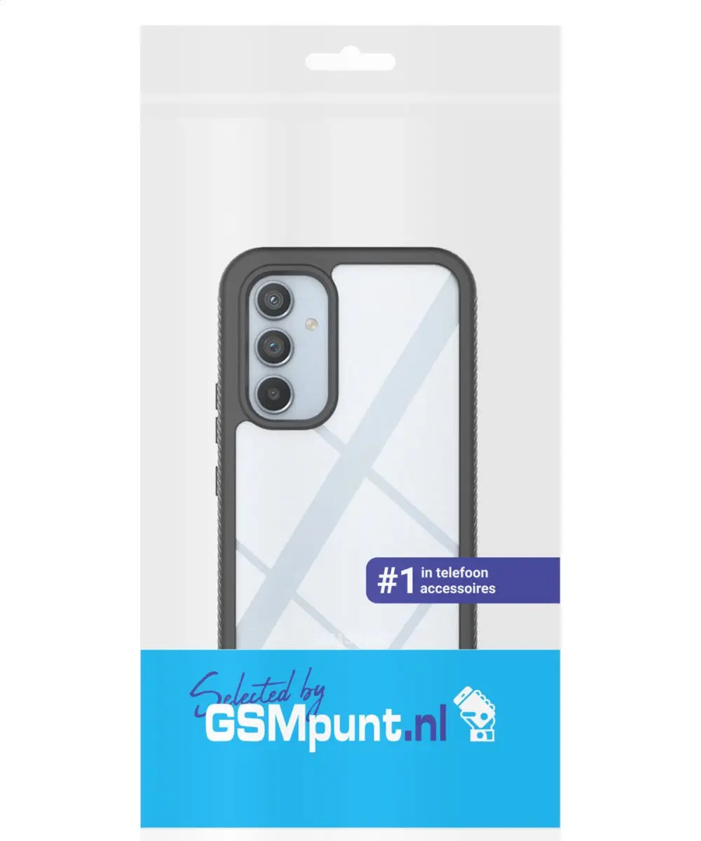 Selected by GSMpunt Samsung Galaxy A34 Hoesje Blauw - Full Protect