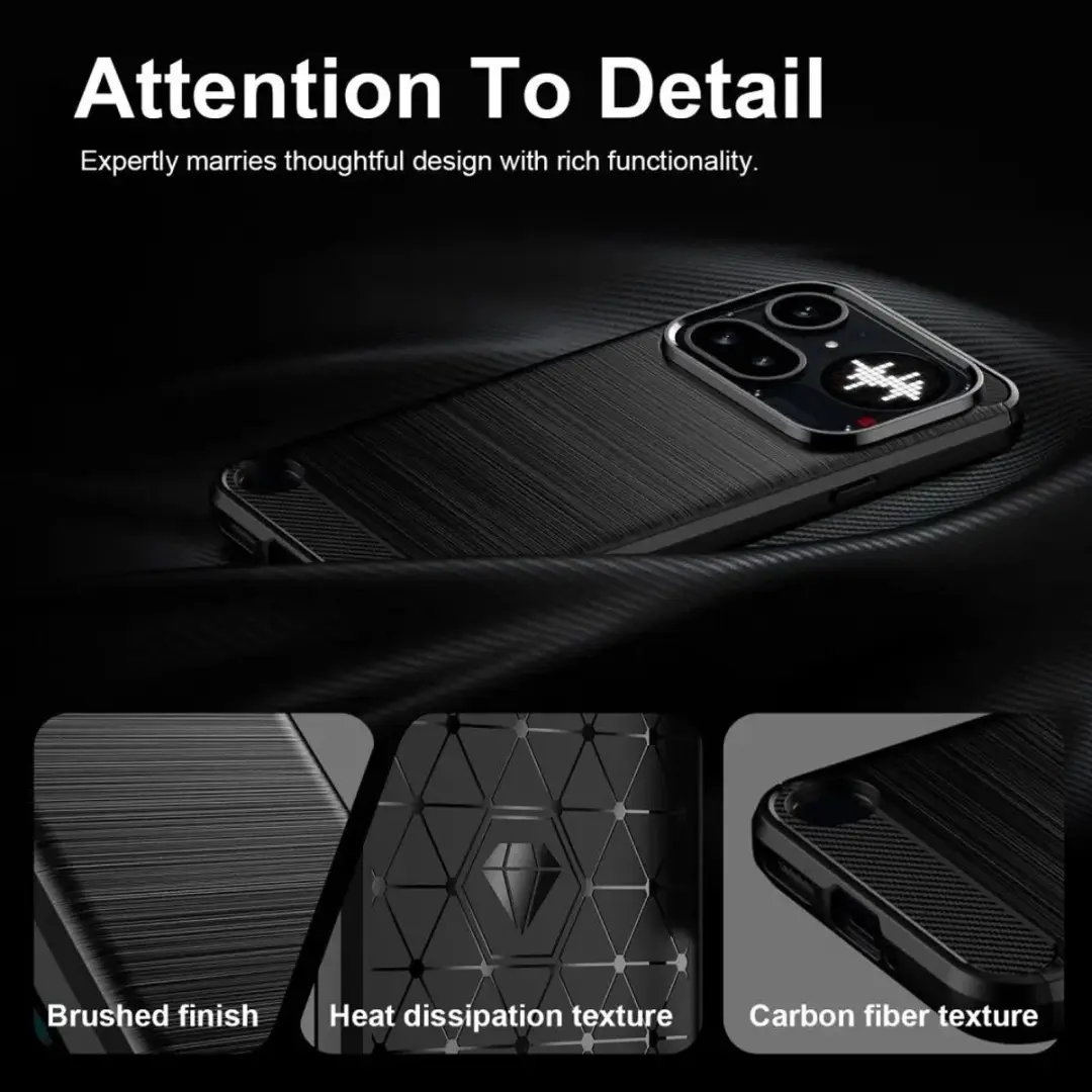 Selected TPU Hoesje Nothing Phone (4a) Pro - Zwart
