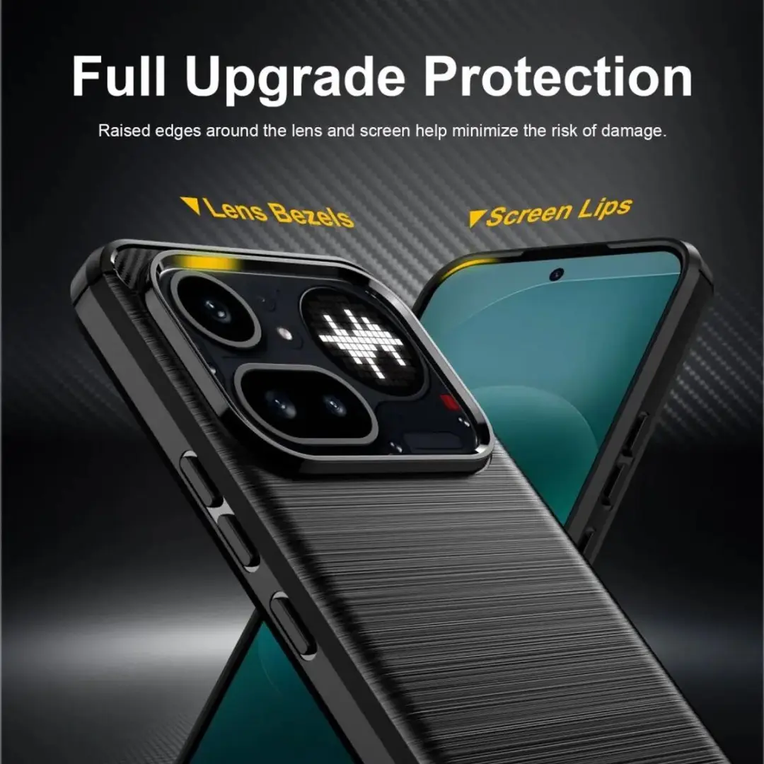 Selected TPU Hoesje Nothing Phone (4a) Pro - Zwart - afbeelding 6 van 6