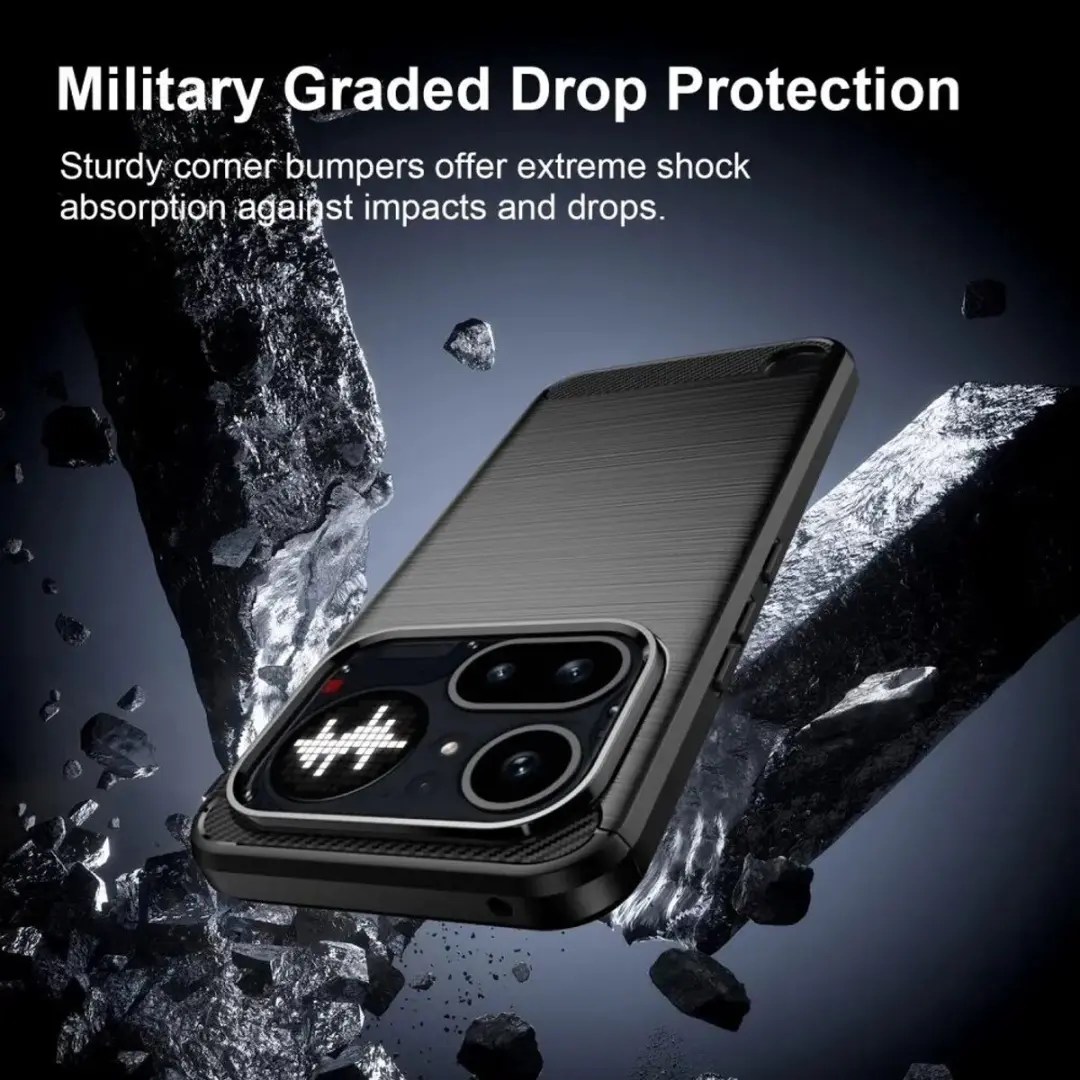 Selected TPU Hoesje Nothing Phone (4a) Pro - Zwart