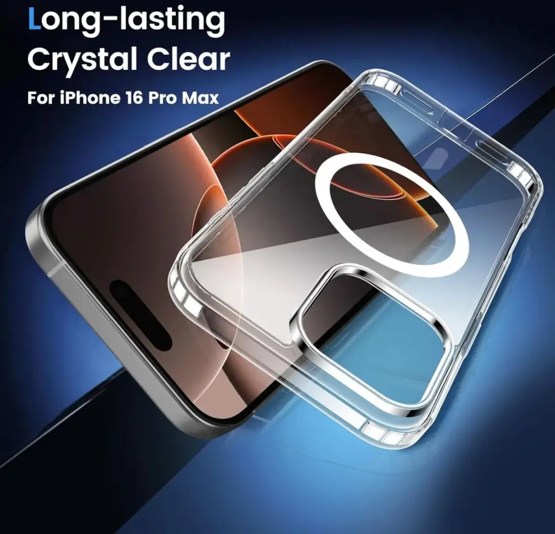 Selected by GSMpunt.nl iPhone 16 Pro Max Hoesje - MagSafe Transparant - afbeelding 6 van 6