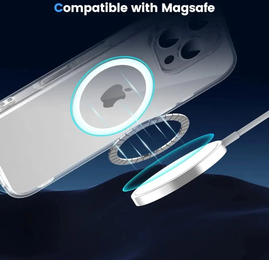 Selected by GSMpunt.nl iPhone 16 Pro Max Hoesje - MagSafe Transparant