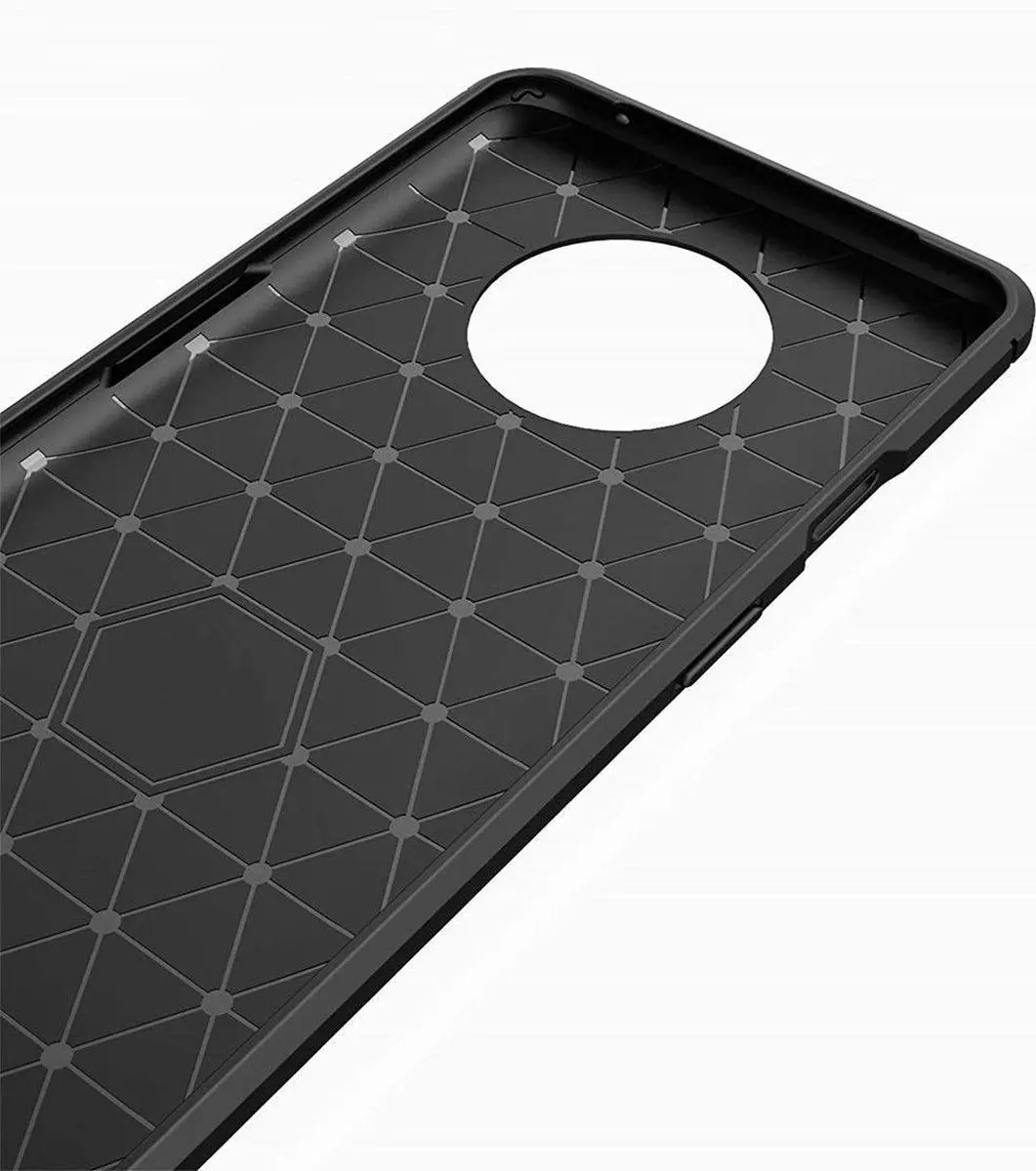 Selected TPU Hoesje Xiaomi Poco X3 - Carbon - Zwart - afbeelding 6 van 6