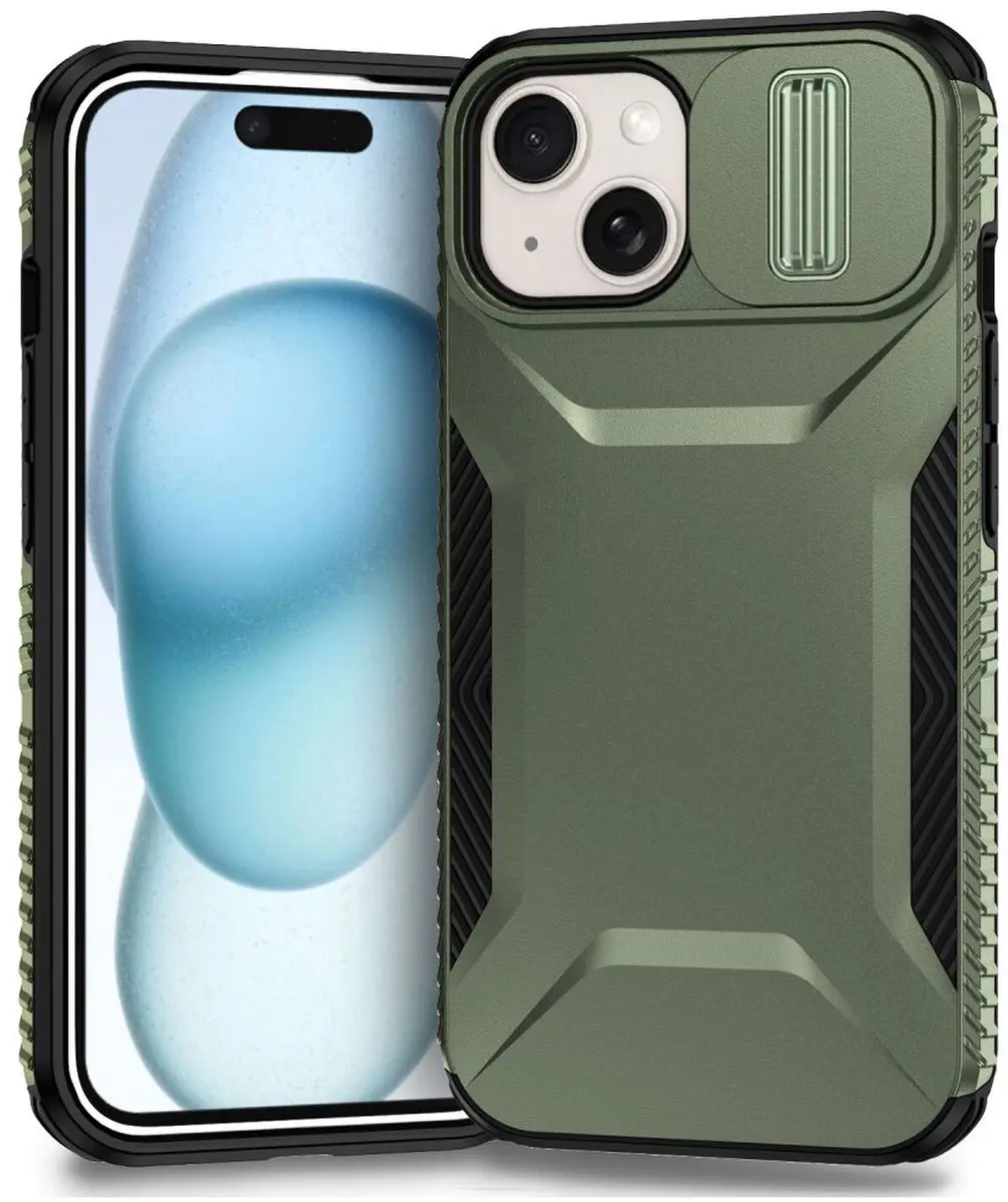 Selected by GSMpunt.nl iPhone 15 Hoesje Groen