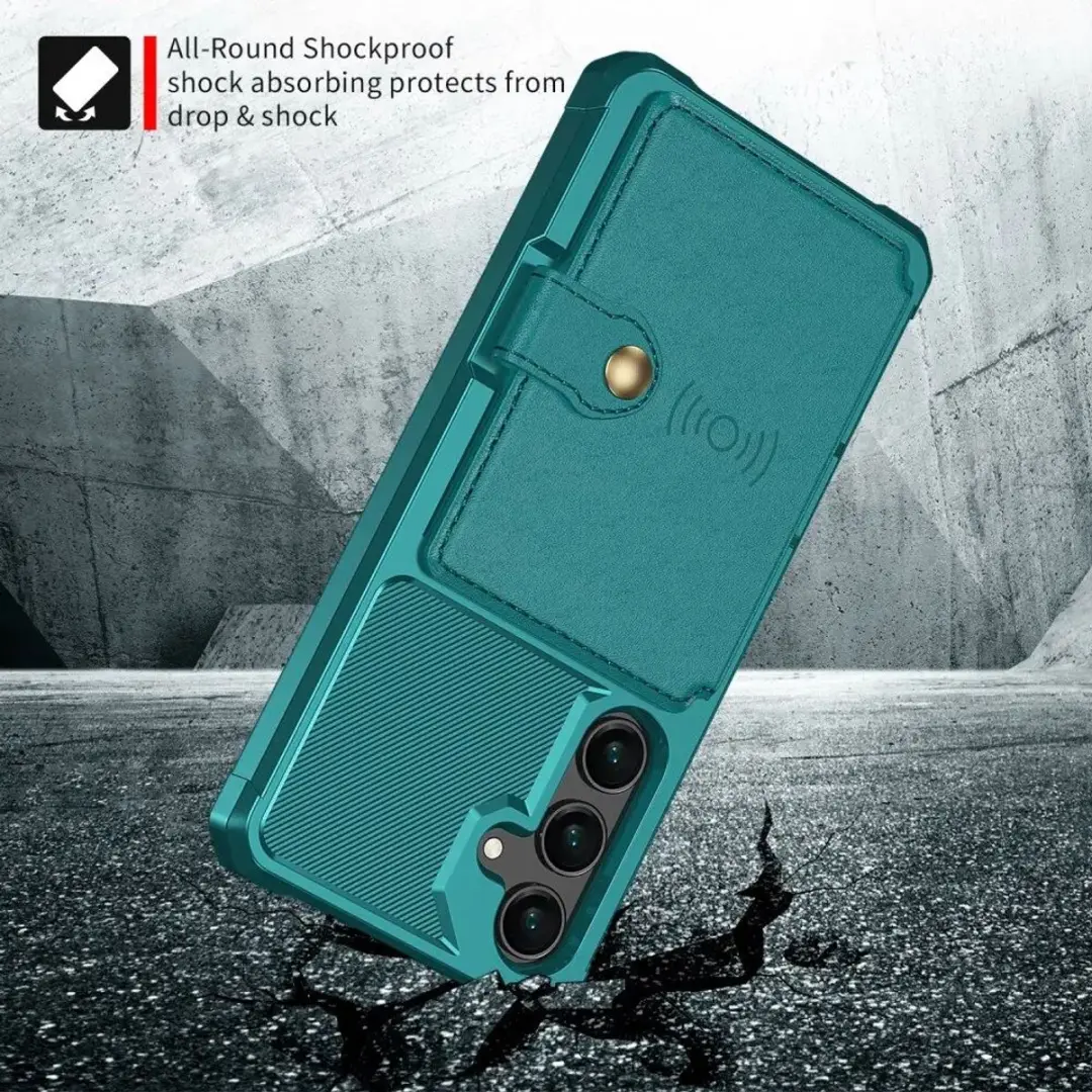 Selected Portemonnee Hoesje Samsung Galaxy A16 - Groen - 4 Pasjes