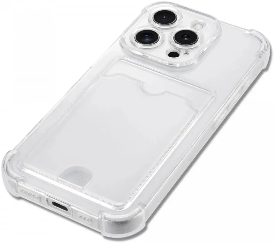 Selected Transparant Hoesje iPhone 16 Pro Max - Pasjeshouder