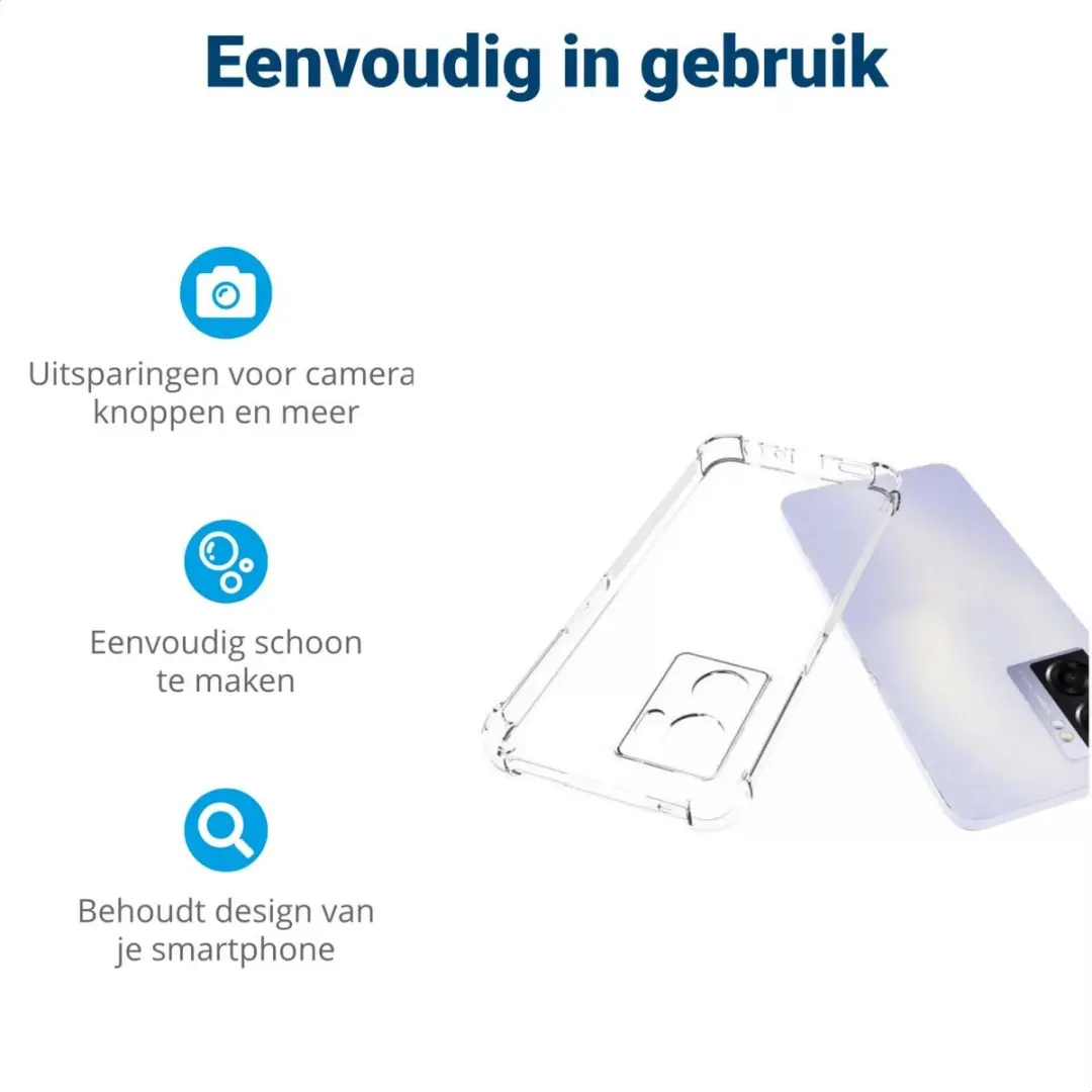 Oppo A57/A77 TPU Hoesje - Transparant