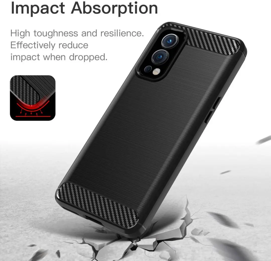 Selected TPU Hoesje OnePlus Nord 2 B1000552 - Zwart