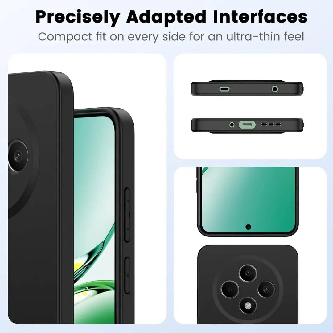 Selected by GSMpunt Oppo Reno 12 F Hoesje - Zwart Dun TPU
