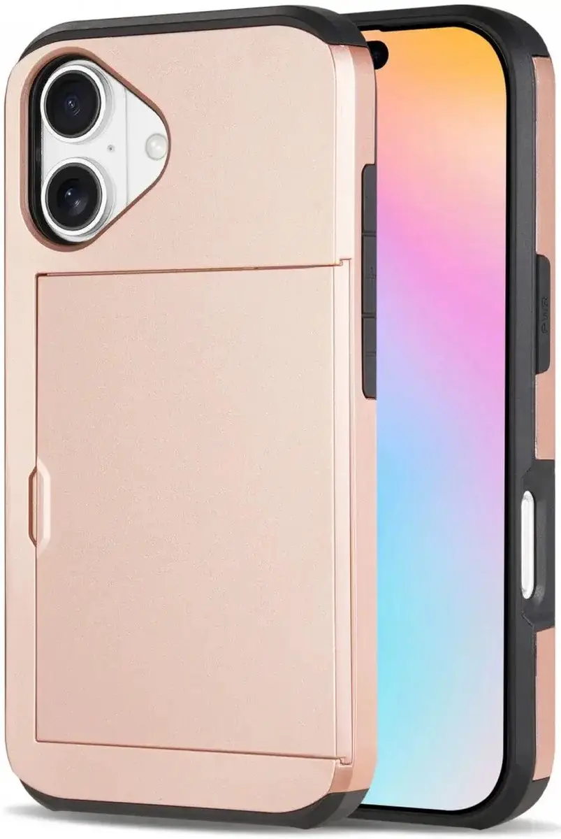 Selected by GSMpunt.nl iPhone 16 Hoesje met Kaarthouder