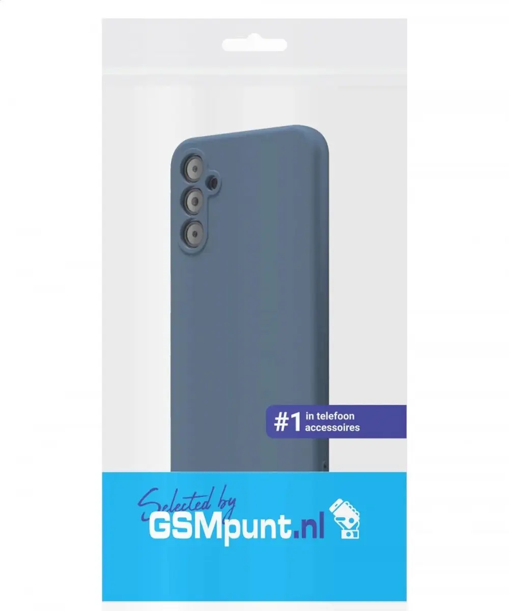Selected Hoesje Samsung Galaxy A14 - Dun TPU - Donkerblauw