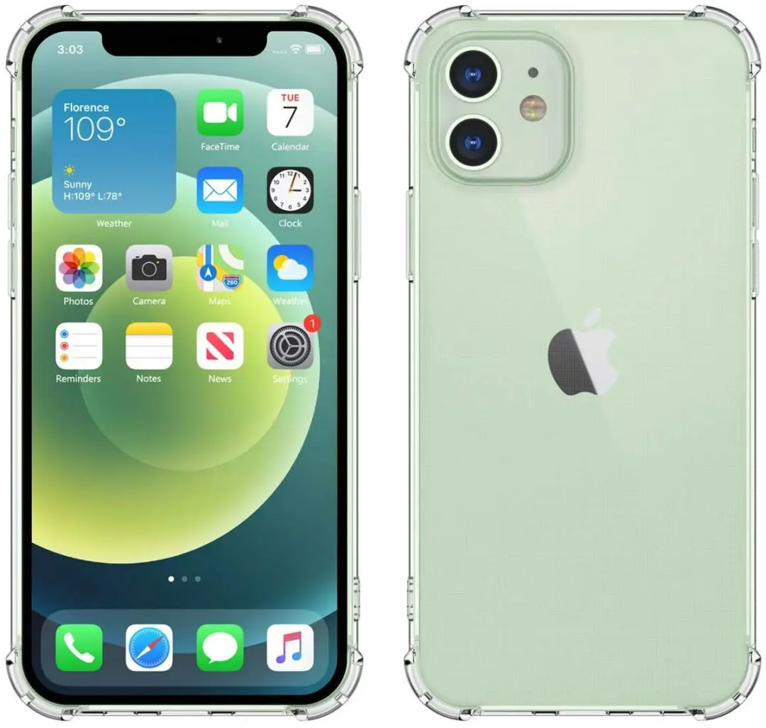 Selected by GSMpunt Hoesje iPhone 12 Schokbestendig Transparant
