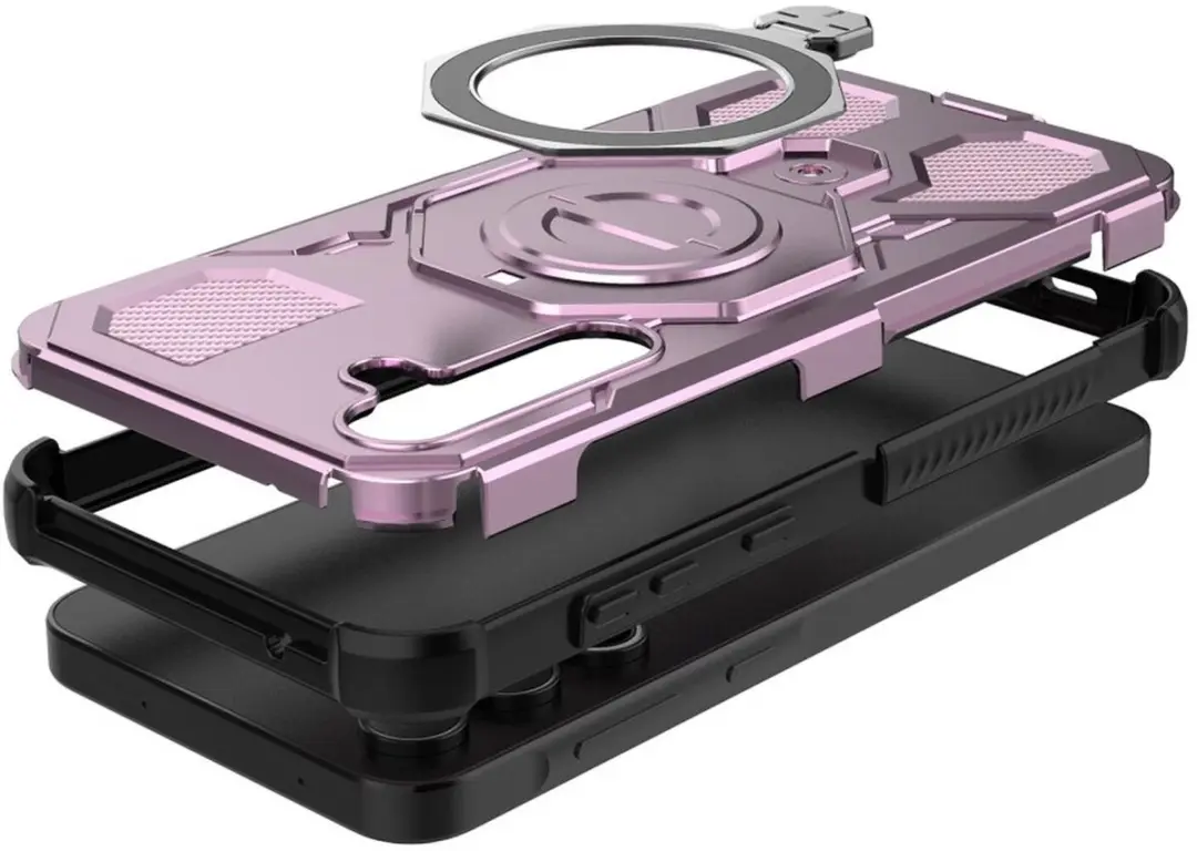 Selected Samsung Galaxy A55 MagSafe Kickstand Hoesje - Roze - afbeelding 6 van 6