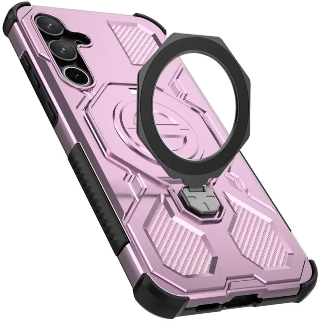 Selected Samsung Galaxy A55 MagSafe Kickstand Hoesje - Roze