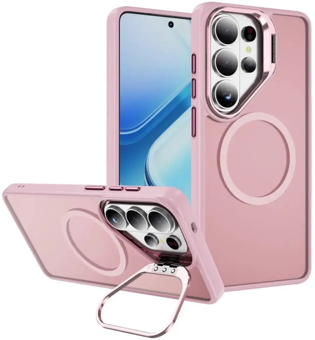 Selected Hoesje Samsung Galaxy S26 Ultra MagSafe Roze