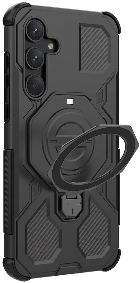 Selected Hoesje Samsung Galaxy A55 MagSafe 360° Zwart - afbeelding 6 van 6