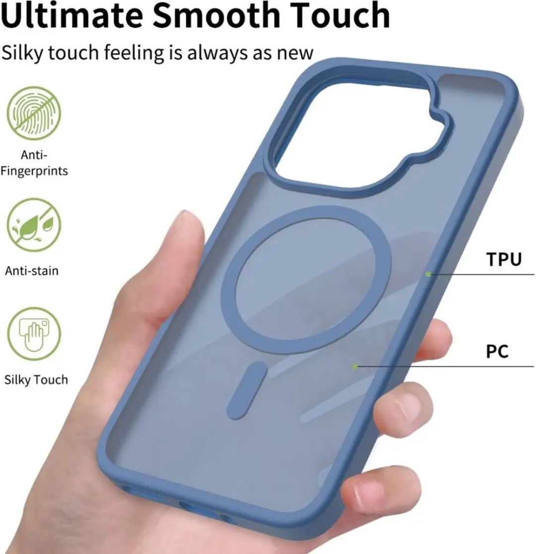 Selected Xiaomi 15T Pro Hybrid Back Cover - MagSafe Blauw - afbeelding 6 van 6
