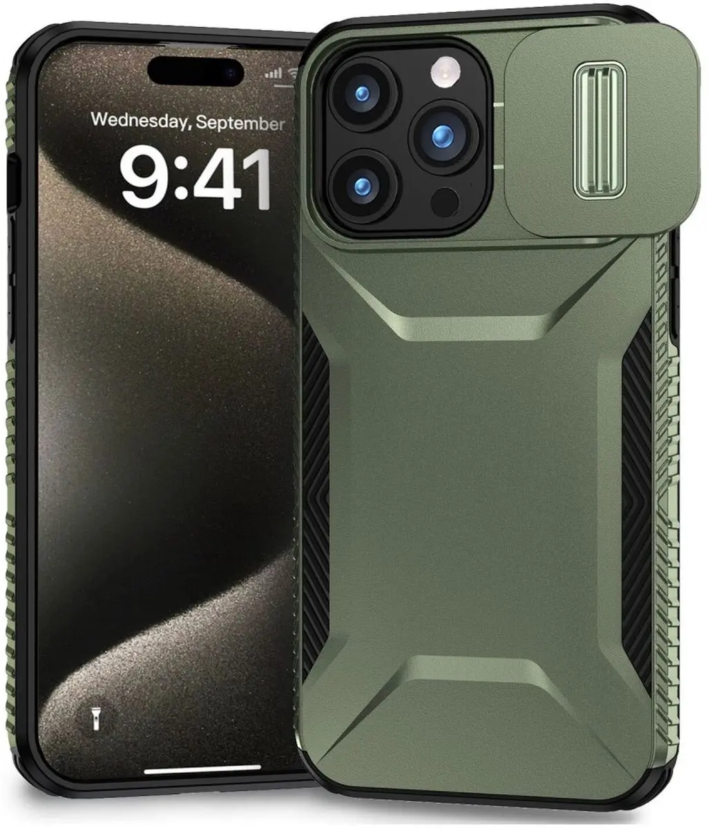 Selected by GSMpunt Apple iPhone 15 Pro Hoesje Groen