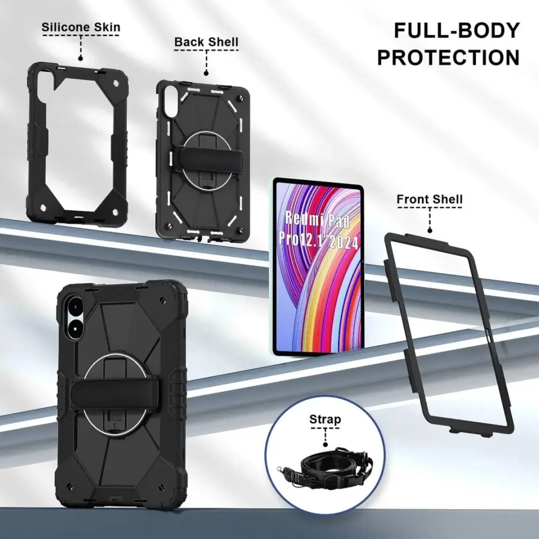 Xiaomi Redmi Pad Pro Back Cover - Zwart
