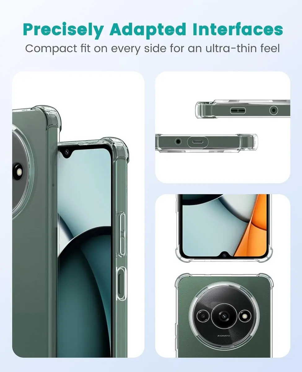 Selected Transparant Hoesje Xiaomi Redmi A3 - Schokbestendig