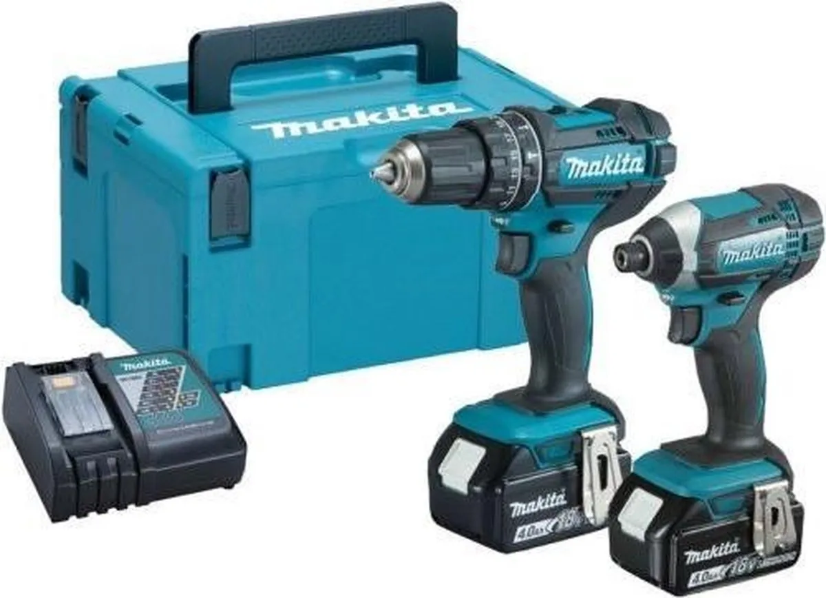 Makita DLX2131MJ Klopboor-/Slagschroevendraaier Combiset