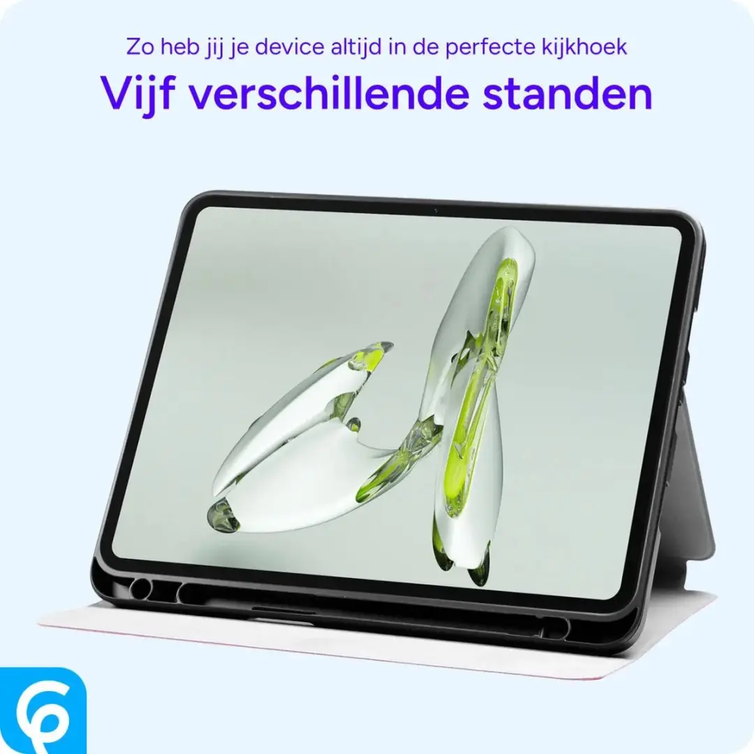 Selected Tablet Hoes Tri-Fold Luxe Kunstleer Rood - OnePlus Pad Go/Oppo Pad Neo