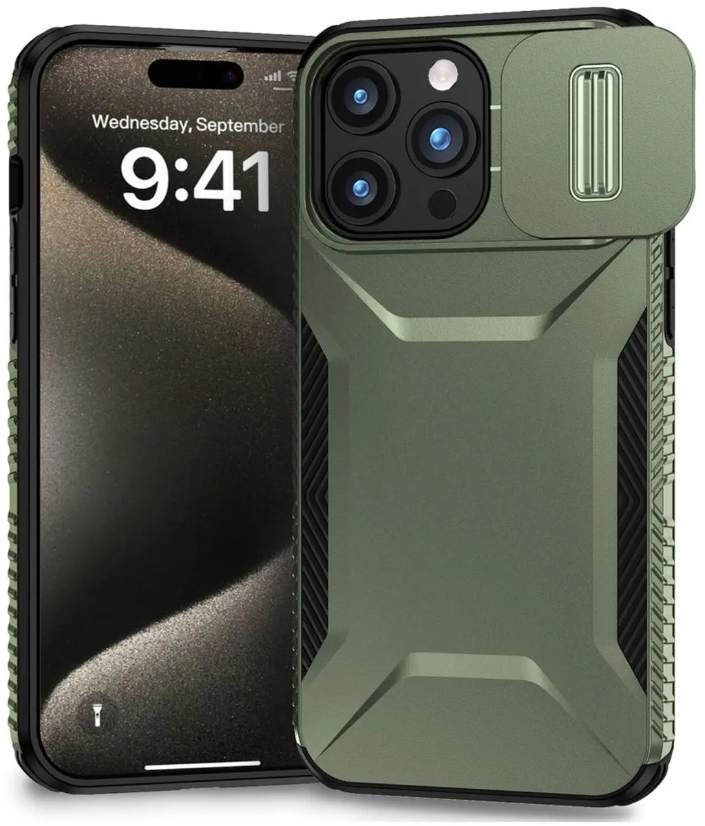 Selected Hoesje iPhone 15 Pro Max Groen