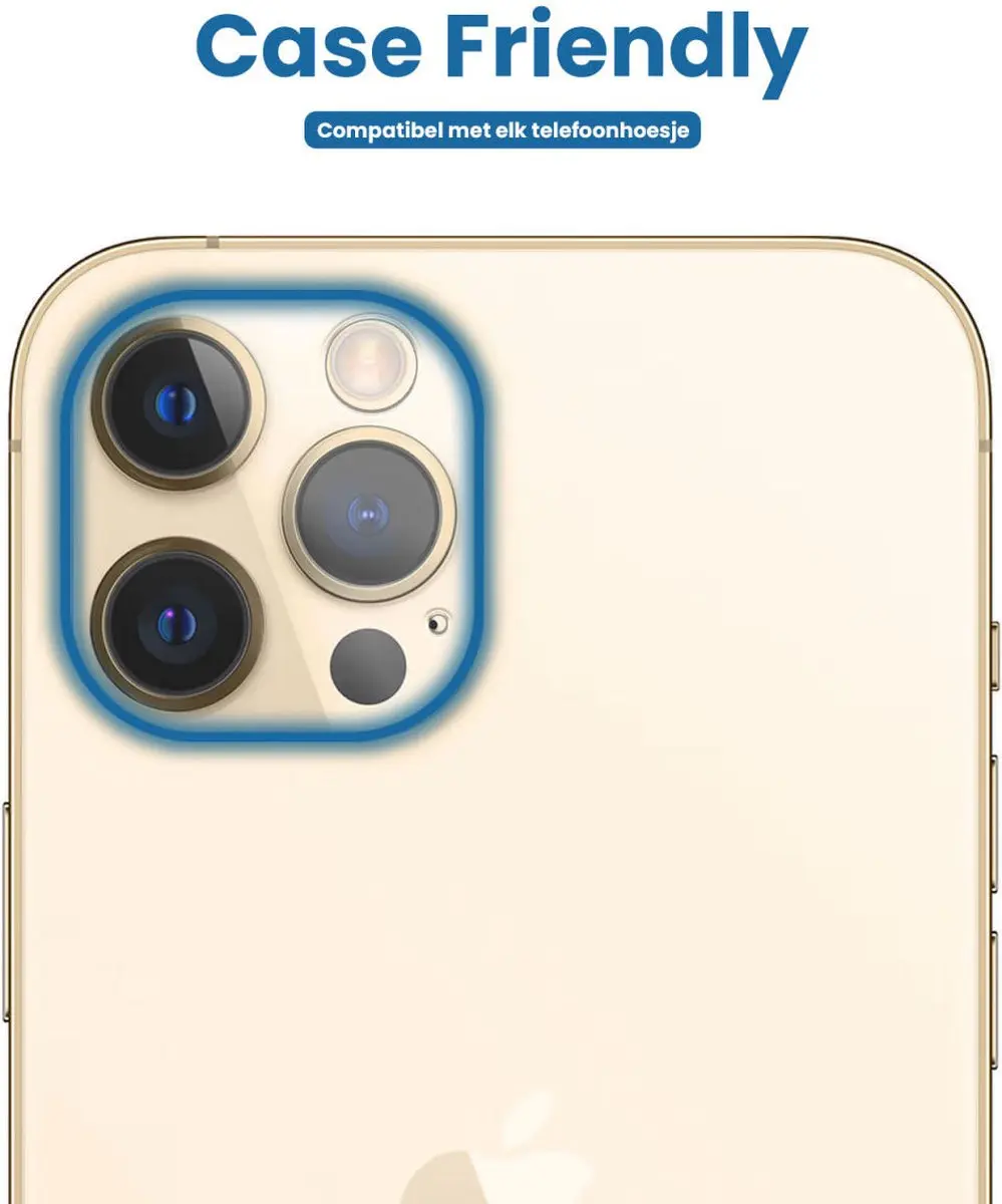 Selected Camera Lens Protector Transparant - iPhone 12 Pro Max