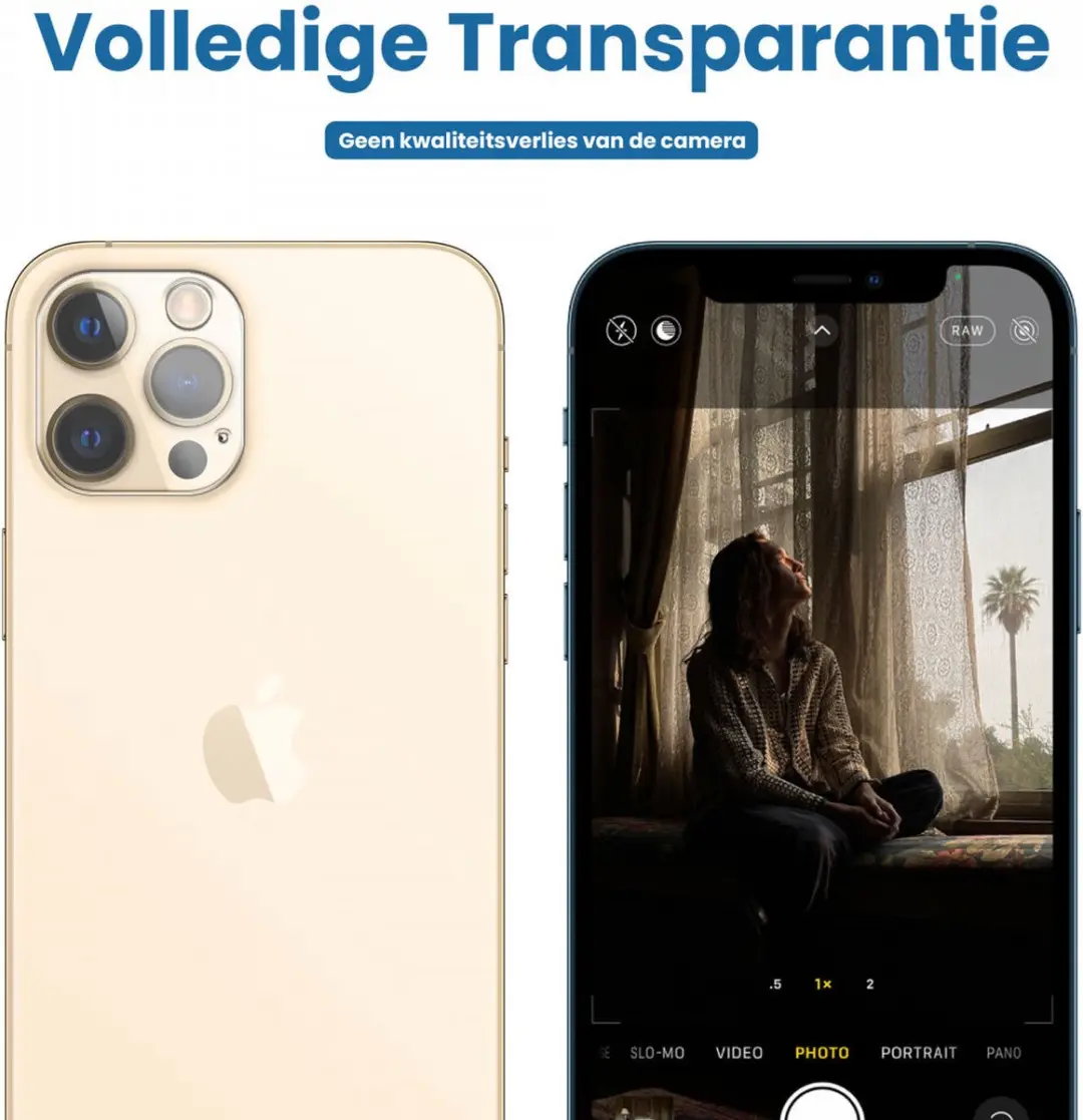 Selected Camera Lens Protector Transparant - iPhone 12 Pro Max