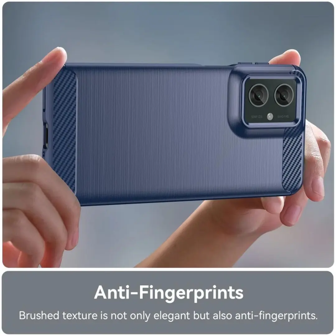 Selected TPU Hoesje Motorola Moto G55 - Blauw