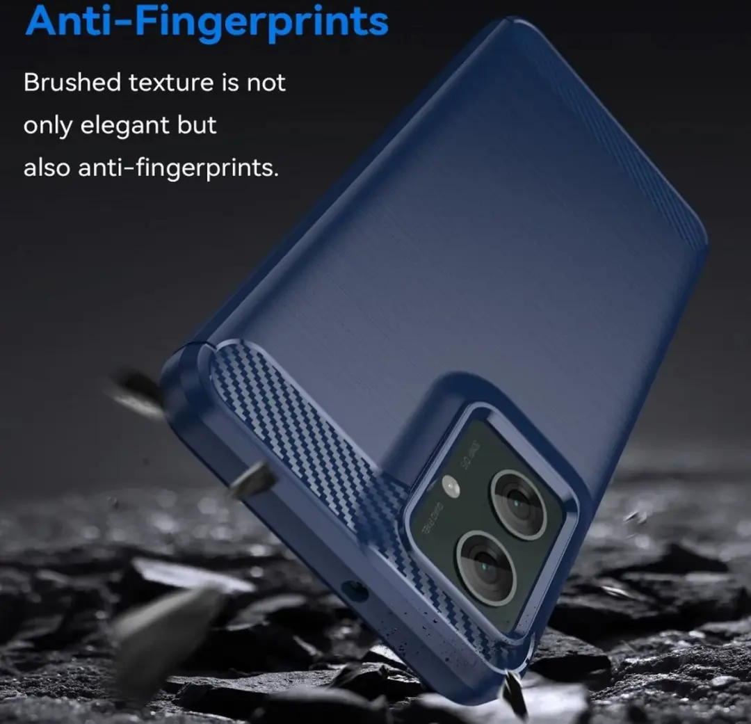 Selected TPU Hoesje Motorola Moto G55 - Blauw