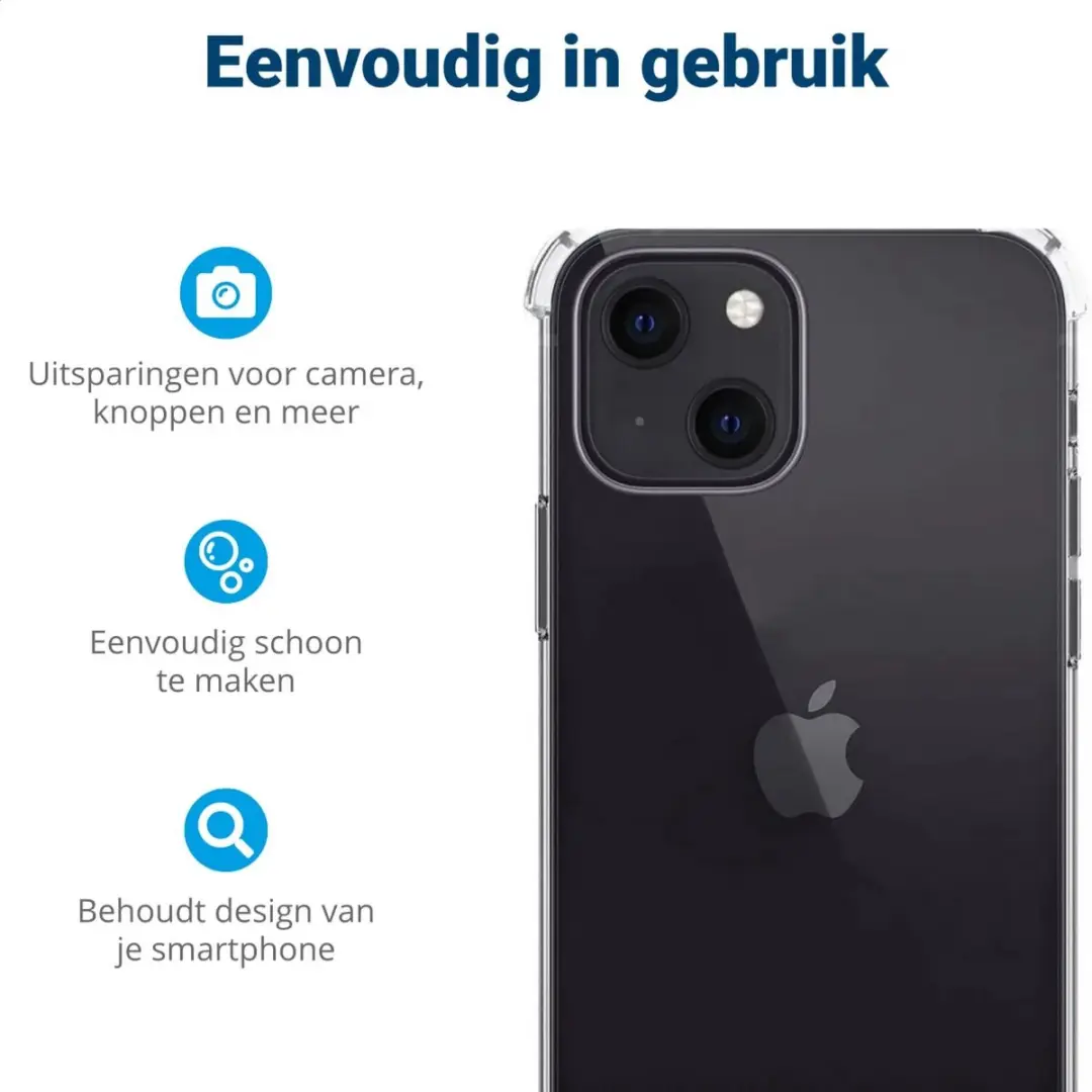 Selected by GSMpunt.nl iPhone 15 Plus TPU Hoesje - Transparant - afbeelding 6 van 6