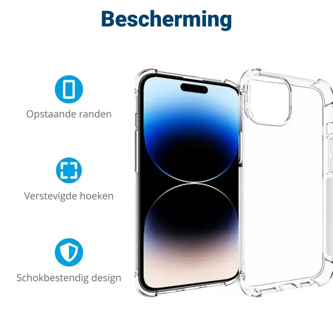 Selected by GSMpunt.nl iPhone 15 Plus TPU Hoesje - Transparant