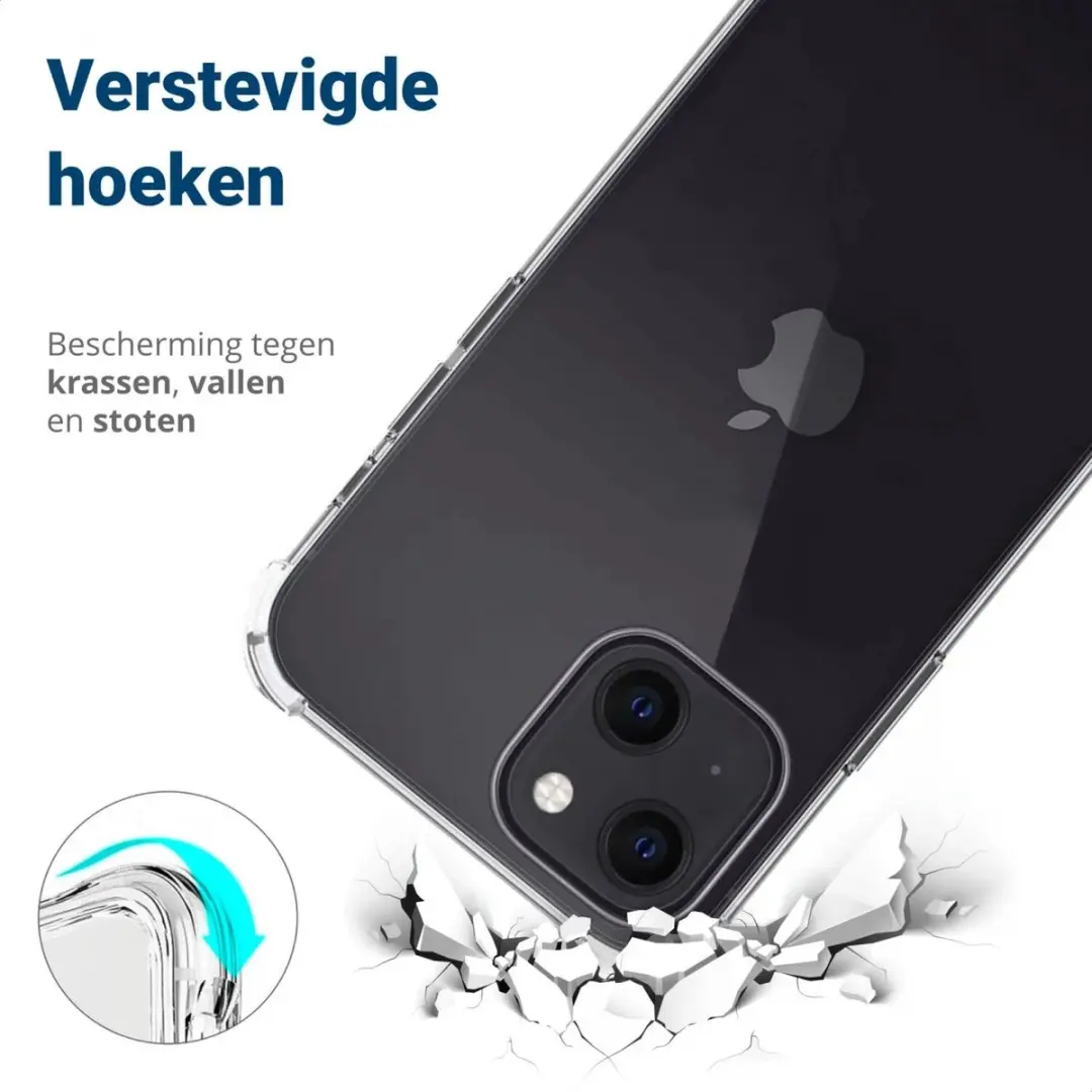 Selected by GSMpunt.nl iPhone 15 Plus TPU Hoesje - Transparant