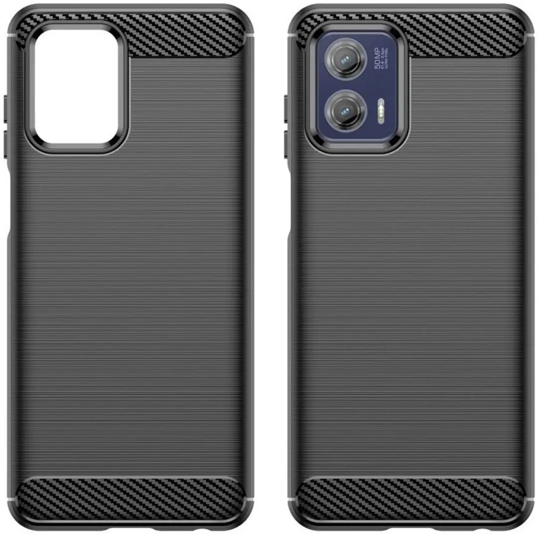 Selected TPU Hoesje Motorola Moto G73 - Zwart