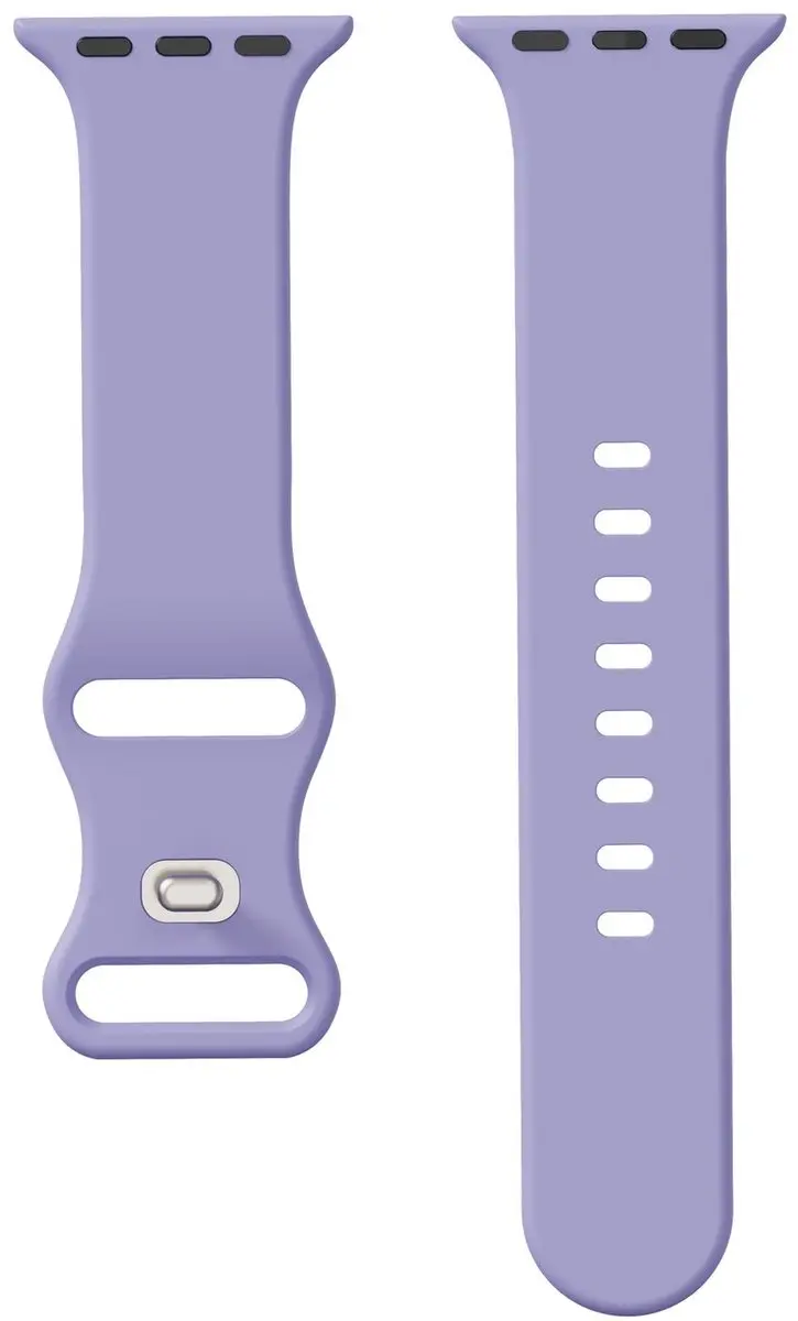 Selected SBG Siliconen Bandje Apple Watch 8 41mm - Lavender Grijs
