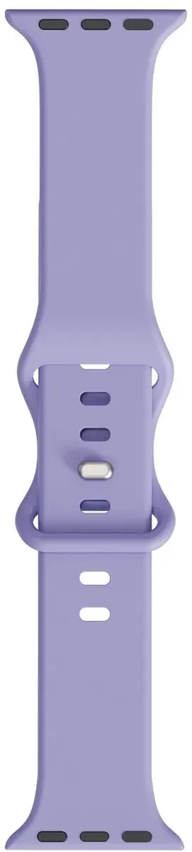 Selected SBG Siliconen Bandje Apple Watch 8 41mm - Lavender Grijs
