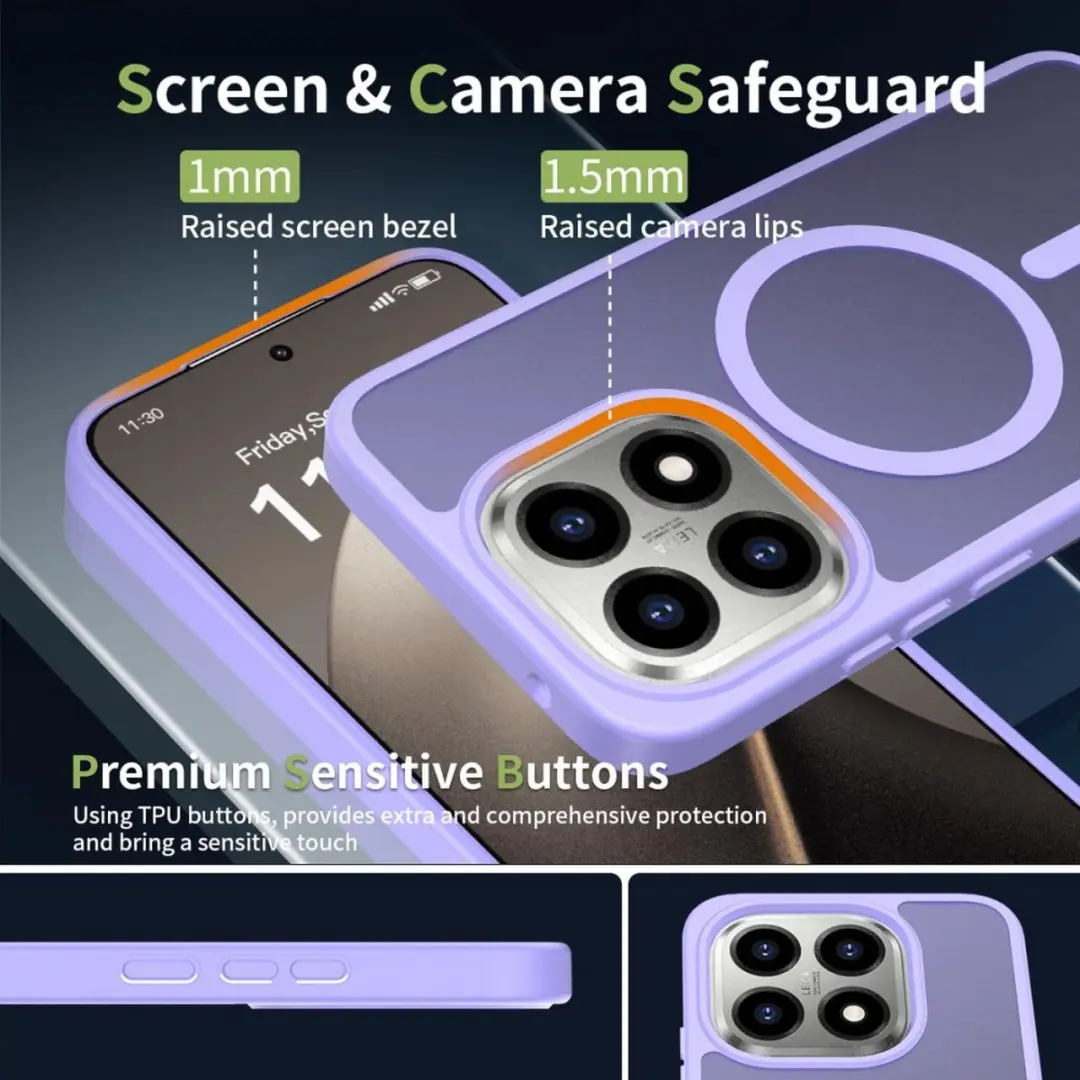Selected Xiaomi 15T Hybrid Back Cover - Paars