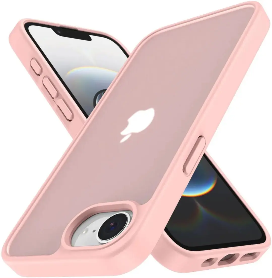 Selected by GSMpunt.nl iPhone 17e/16e Hoesje - Roze Matte Back Cover - afbeelding 4 van 6
