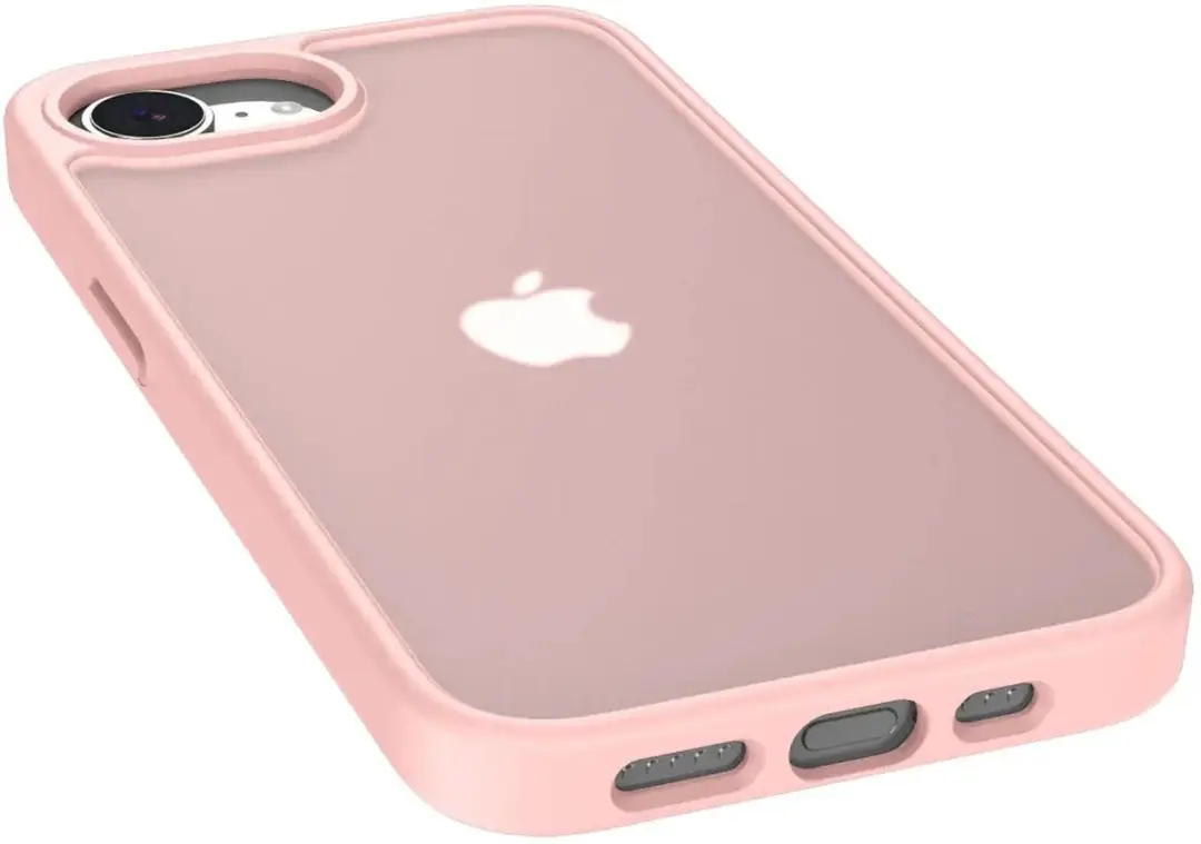 Selected by GSMpunt.nl iPhone 17e/16e Hoesje - Roze Matte Back Cover - afbeelding 5 van 6