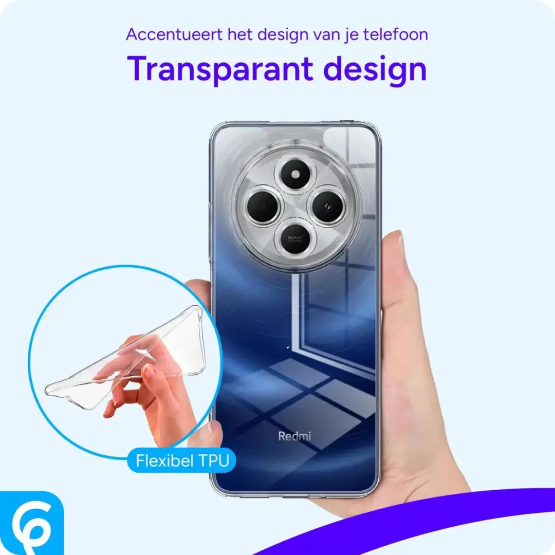 Selected Transparant TPU Hoesje Xiaomi Redmi 14C