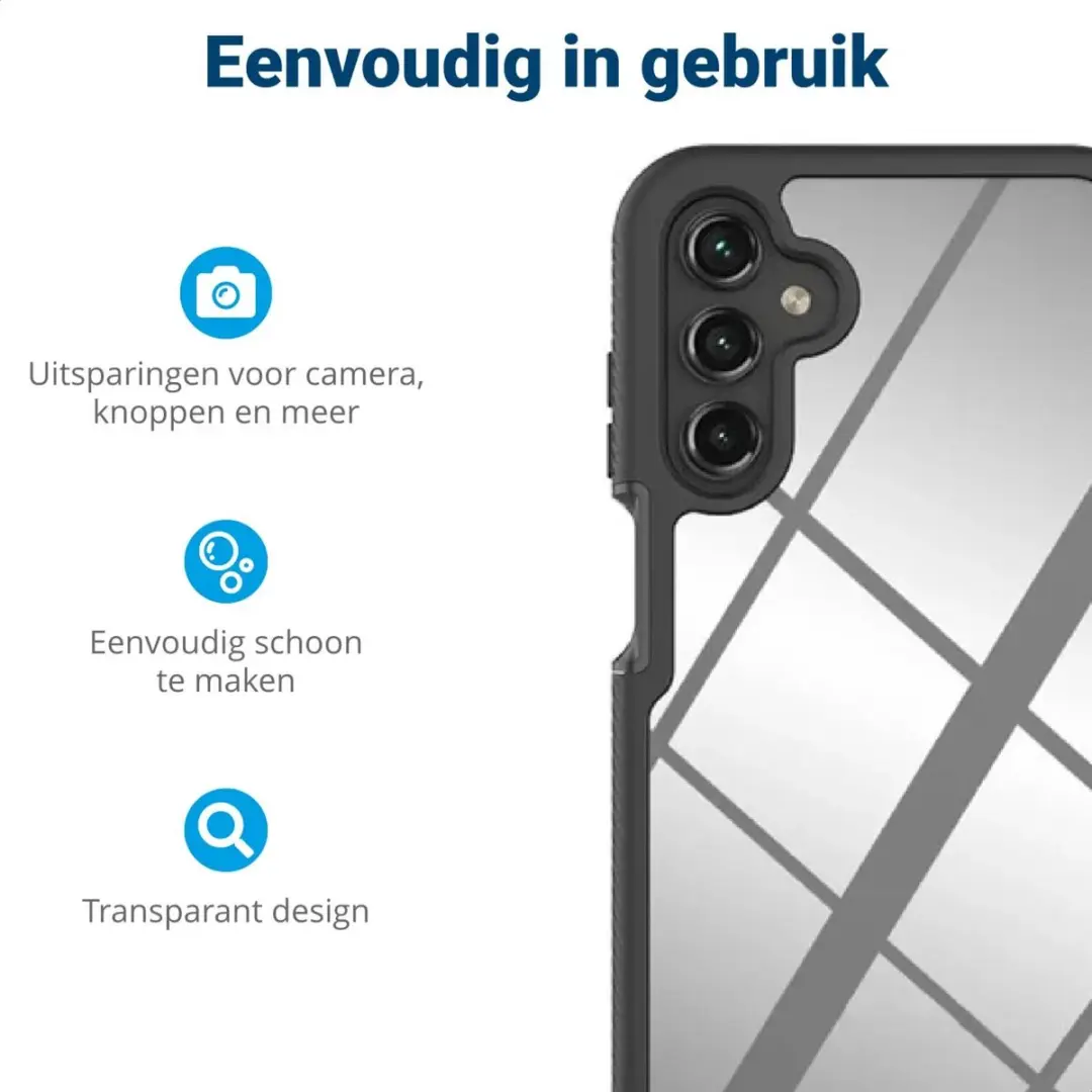 Selected Hoesje Samsung Galaxy A15 Full Protect Blauw - afbeelding 6 van 6