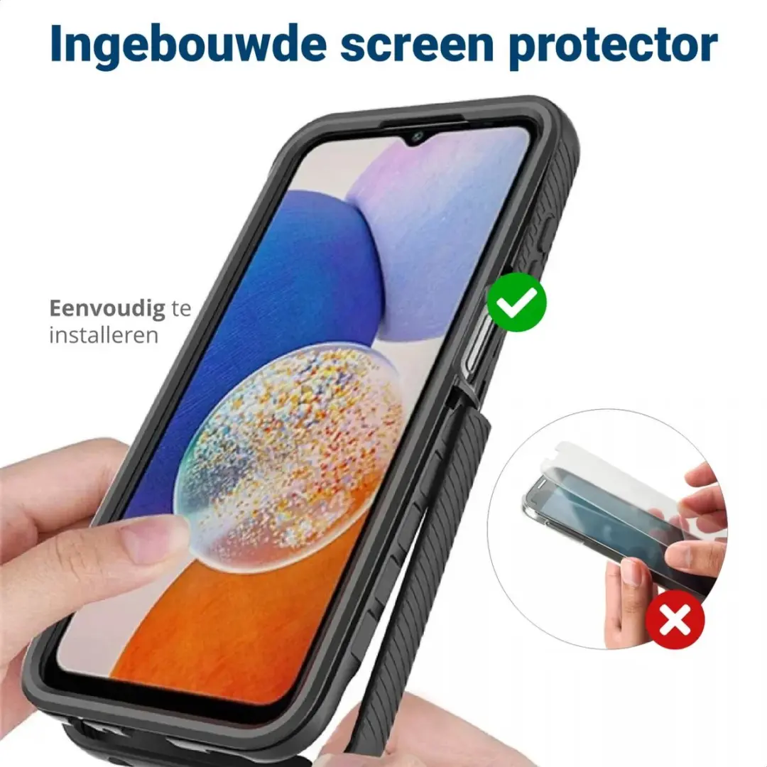 Selected Hoesje Samsung Galaxy A15 Full Protect Blauw