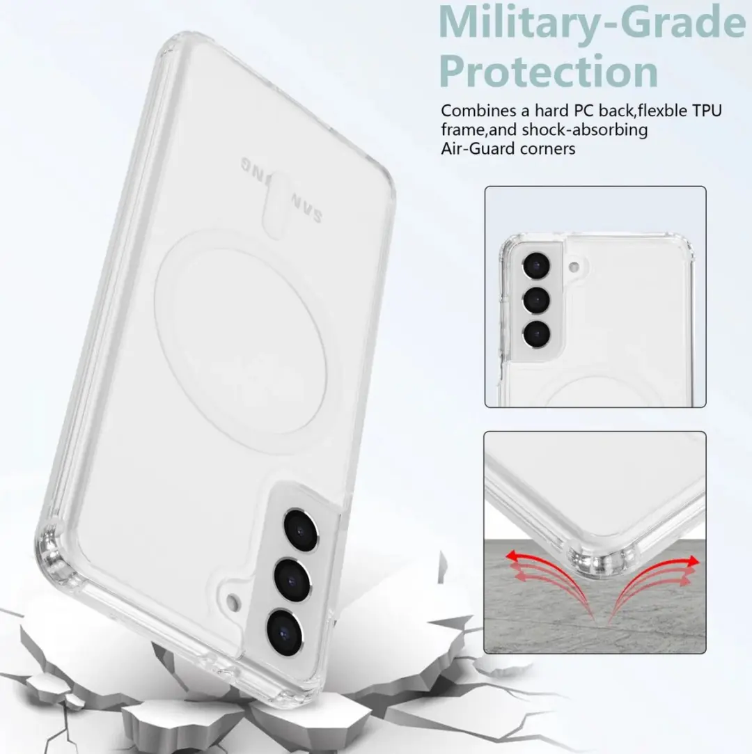 Selected Hoesje Samsung Galaxy S21 MagSafe Transparant