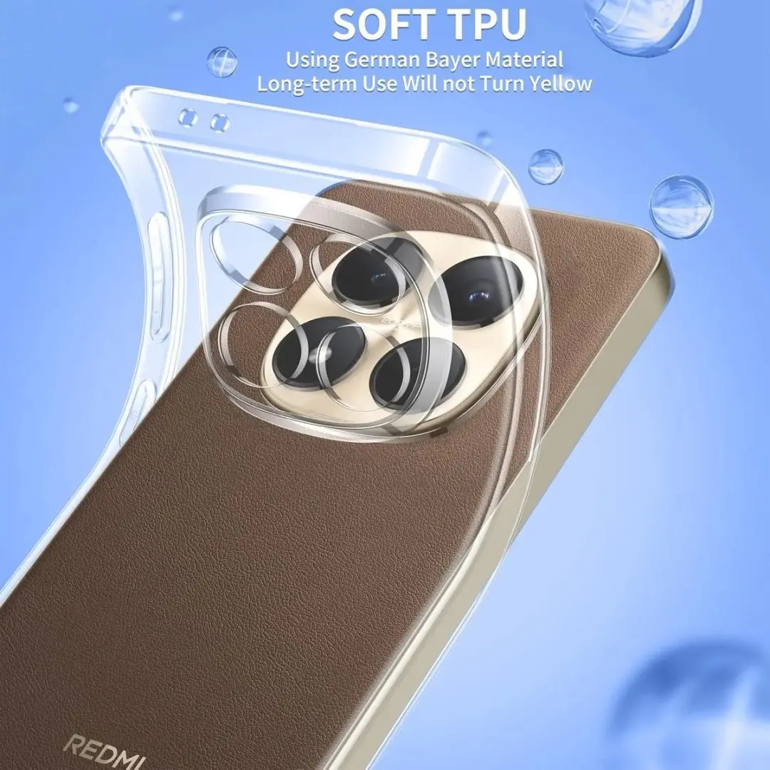 Selected Transparant TPU Hoesje Xiaomi Redmi Note 15 Pro