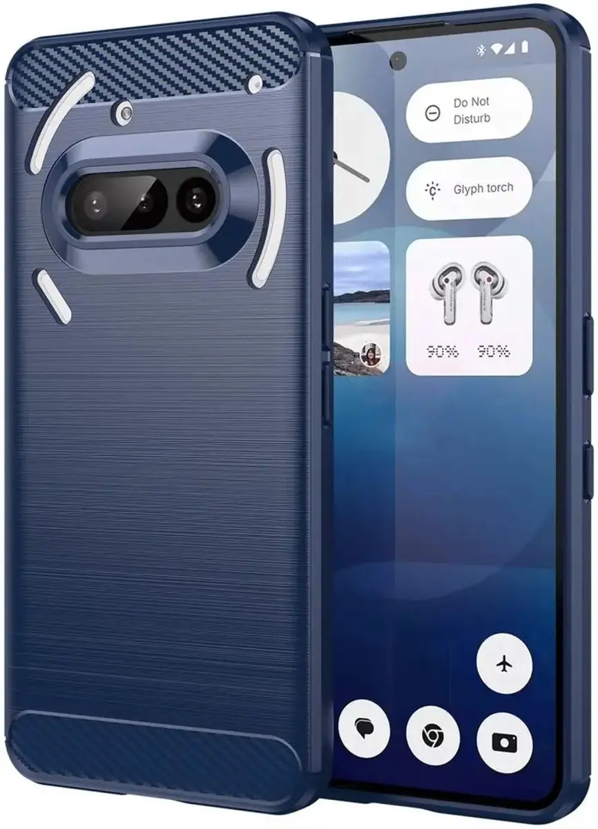 Selected Geborsteld TPU Hoesje Nothing Phone (3a)