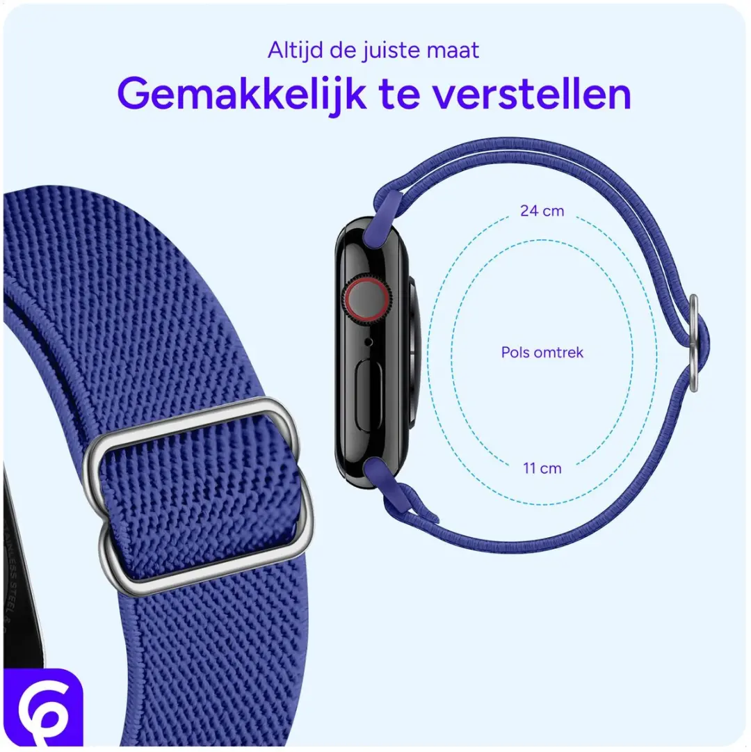 Selected SBG Nylon Sportband Apple Watch - Blauw